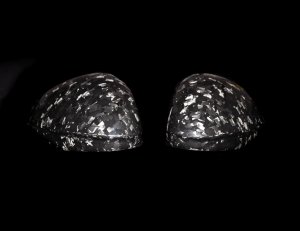 Alfa Romeo Giulia Mirror Covers - Carbon Fiber - Caps - Feroce Carbon - Forged Carbon